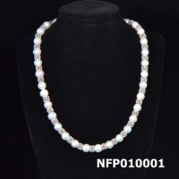 Onyx Necklace White NFP010001