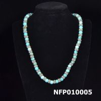 Onyx Necklace Aquamarine NFP010005