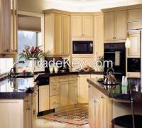 American style classic shaker door wooden kitchen cabinets