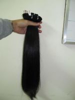 human remy straight weft hair
