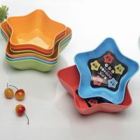 big size plastic fruit plate , star shape