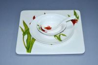 Ceramic plate, porcelain plate, dinner plate