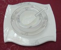 Ceramic plate, porcelain plate, dinner plate