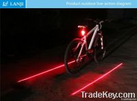 High Power Led Light Laser Led Bike Tail Light Bs-01 High Quality Guar