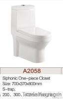 ONE PIECE SIPHONIC TOILET