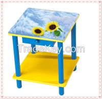 Children wooden shelf