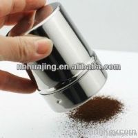 Stainless steel cocoa shaker&pepper shaker&herb shaker