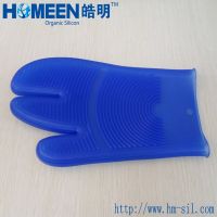 silicone glove with five fingers  oven glove  silicon kitchenware 