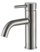Stainless steel bathroom faucet