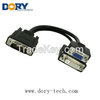 High quality DMS59 to dvi vga cable