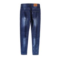 Dx-02 Mens Slim Fit Fashion Ripped Denim Jeans