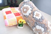 custom printed coral fleece fabric blanket