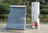 200 liter heat pipe solar collector water heating system