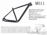 YD-m011 China full carbon fiber MTB frame mountain bike frame , monocoq