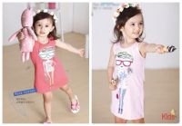 Girl's vest dress baby kids skirts