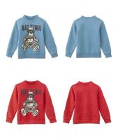 Boy's cotton terry sweatershirt kids coats stock