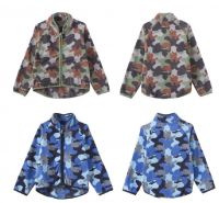 Kids Boy's camouflage coats children polar fleece jackets