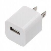 Portable 1000mA Mini US Plug USB Travel Charger for iphone 5S/5C/5G iphone 4S/4G iphone 3GS/3G White