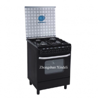 Black free standing gas range gas stove with oven