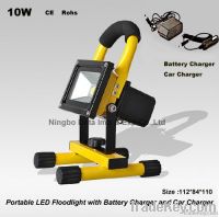 10W Portable LED Floodlight with Battery Charger and Car Charger (DT-P