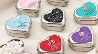 New arrival "Mint For You" Brushed-Metal Heart-Shaped Mint Tin - Birthday