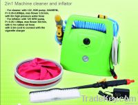 car cleaner and inflator 2 in 1 machine