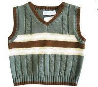 Children's Cotton V-Neck Sweater Vest