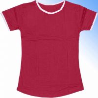cotton/spandex ladies' t-shirt