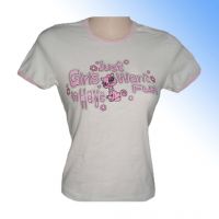 cotton/spandex ladies' t-shirt