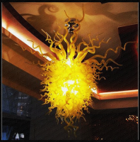 Art Glass Chandelier for Hall