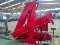 5 tons small hydraulic  folding boom truck crane