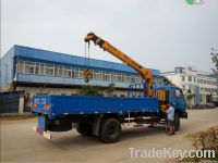 6.3 tons telescopic boom hydraulic truck crane