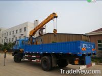 6.3 tons telescopic boom hydraulic truck crane