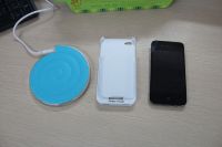 NOOSY 7 Colorful Snail QI Wireless Charger for Apple iPhone 4 iPhone 4s with QI Wireless charging receiver case +Free shipping