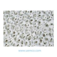 Aluminum casting using alumina ceramic foam filter
