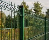 wire mesh fence with curves and plastic clips (China manufacture)