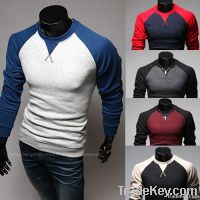Fashion Unique Men Leisure Long-Sleeved T-Shirt (Free shipping! )