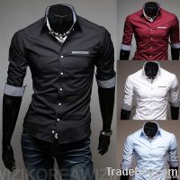 men's middle sleeve shirt