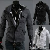 Men's fleece Hooded fleece jacket leisure men's clothing