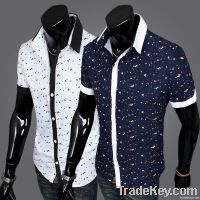 Free shipping! Men's summer new short sleeve shirt