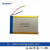 rechargeable lithium polymer battery cell 3.7v 3000mah