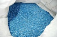 PET flakes hot washed blue A quality