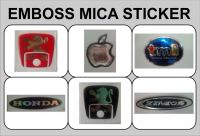 EMBOSSED MICA STICKERS