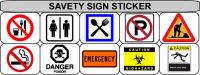 Savety Sign sticker