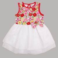 Nova Baby Girl's Vest One-Piece Dress ( 100% cotton)