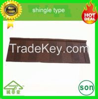 Earthquake withstanding stone coated metal roof tile price