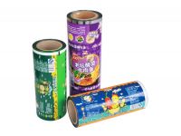 Printing plastic packing film