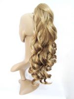 22inch longth blonde ponytails, claw clip ponytails,clip in hair extension