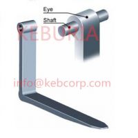 forklift fork arm pin type shaft type high quality ISO2328 standard steel bar fork