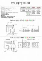 Pogo pin connector Drawing-DIP-2.0mm pitch-4.3Tube-PlasticH2.5-H5.5-6